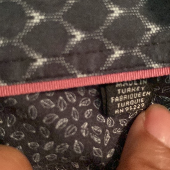 Ted Baker men’s size 7 3XL casual Black patterned short sleeve button down shirt - Picture 5 of 6